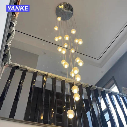 DecorBites™ Crystal Bubble Ball Pendant Light for Home Decor and Hospitality Spaces