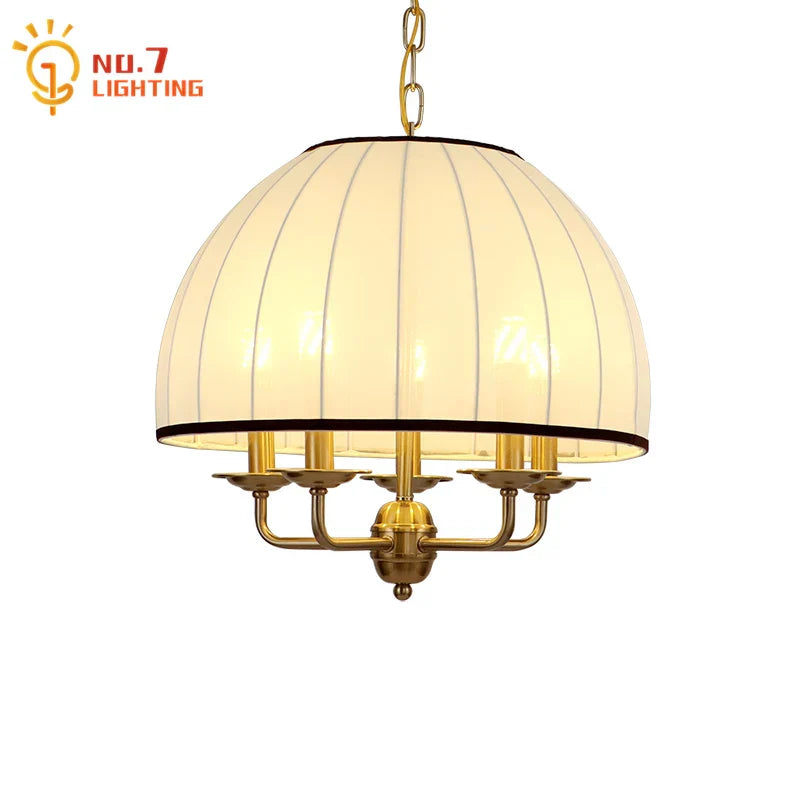 Decorbites™ Creme Neoklassische Pendelleuchte LED E27 Vintage Nordische Hängelampe
