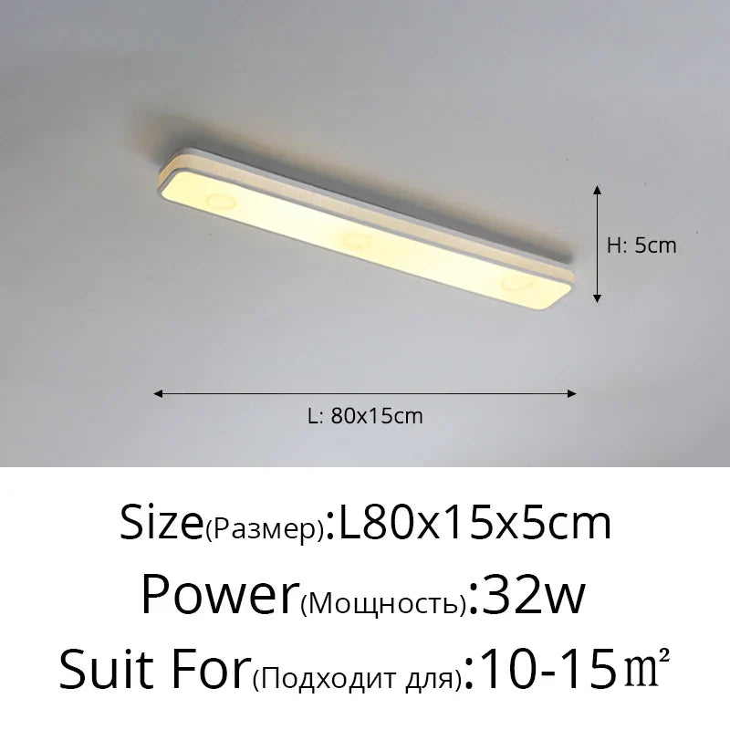 Sleek LED Ceiling Chandelier