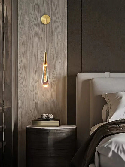 Lámpara de pared LED de cristal DecorBites™ Moderna y minimalista para salón o mesilla de noche