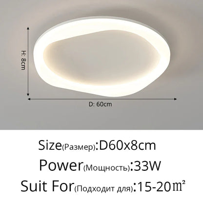 DecorBites™ Cloud Ceiling Light: Simple Modern Intelligent Nordic Design for Bedroom and Living Room