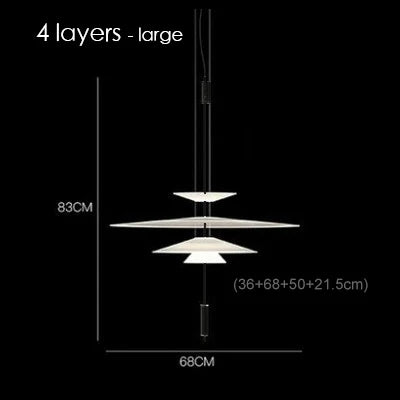 DecorBites™ Flying Saucer Pendant Light for Dining Table and Bar, Modern Minimalist Creative Design