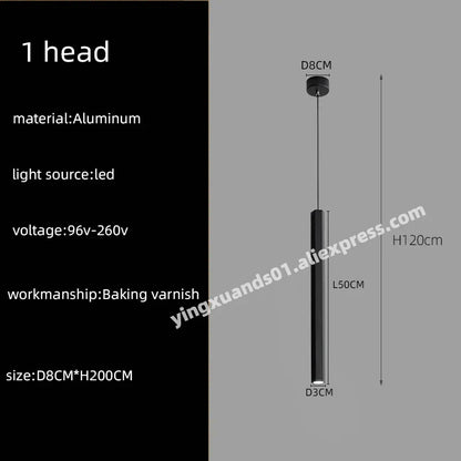 DecorBites™ LED Chandelier Stairs Pendant Ceiling Lamp for Hotel Lobby Decor