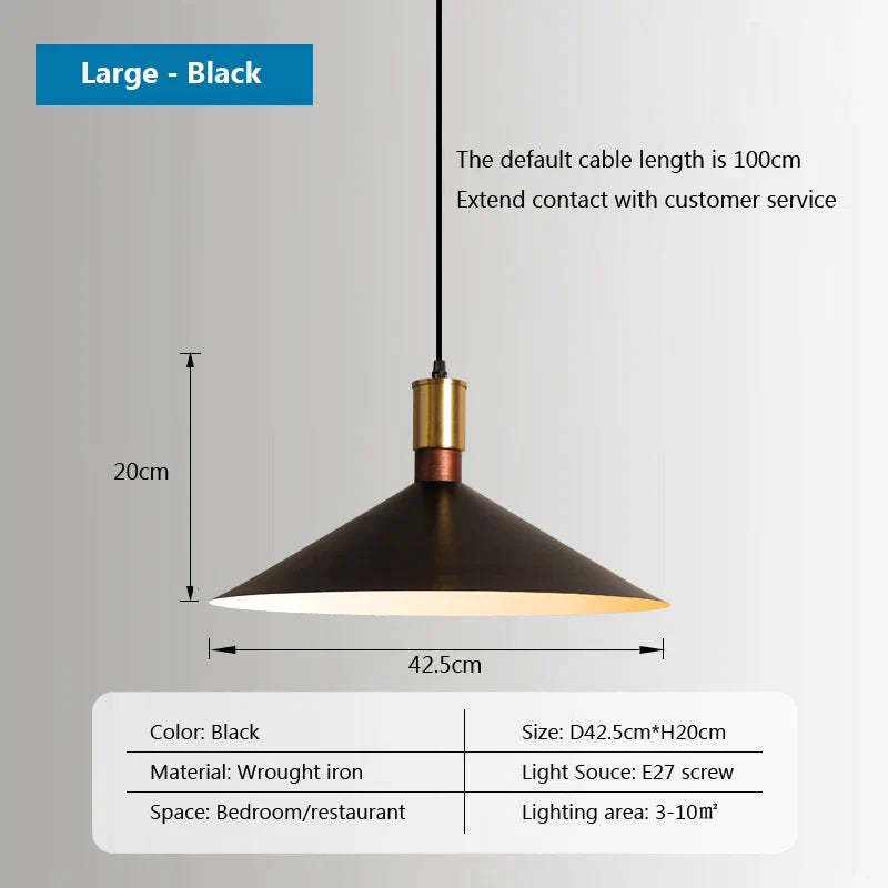 DecorBites™ Industrial Loft Pendant Lamps Iron Chandeliers for Home, Restaurant & Living Room