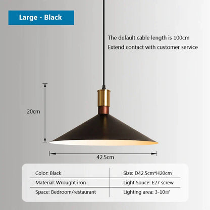 DecorBites™ Industrial Loft Pendant Lamps Iron Chandeliers for Home, Restaurant & Living Room