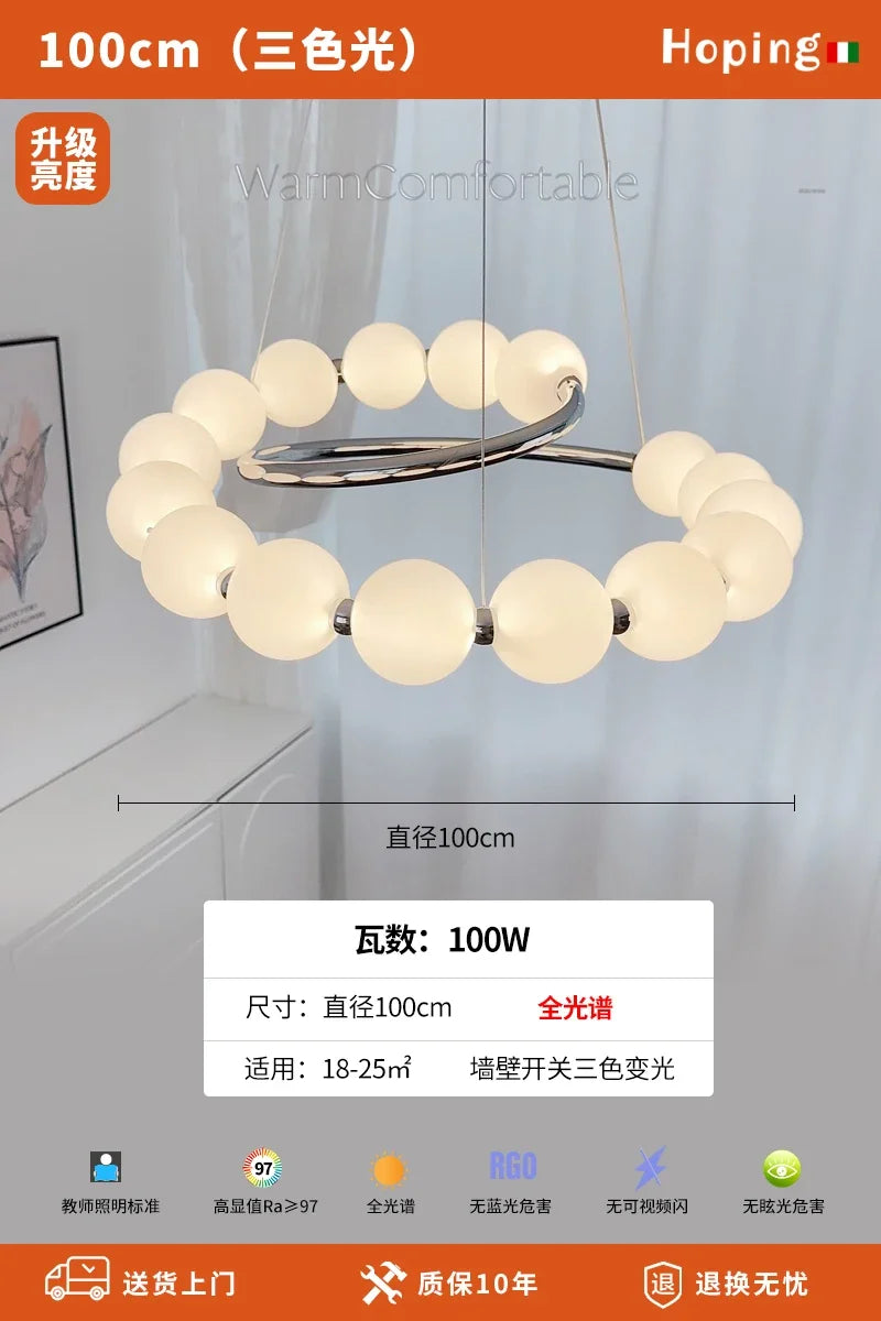 DecorBites™ LED Pendant Light Chandeliers Modern Home Decor Lamps for Living and Dining Room