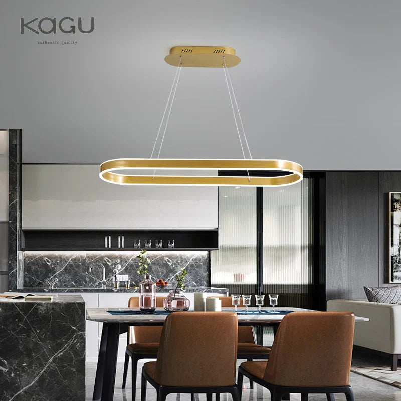 DecorBites™ LED Aluminum Ceiling Chandelier for Kitchen Living Room Modern Nordic Design