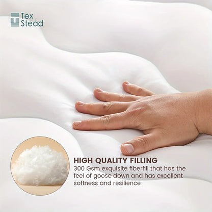 Decobites Quilted Fitted Mattress Cover | Soft & Breathable Bed Protector | Machine Washable