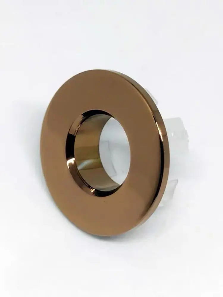 Decorbites™ Gold Messing Waschbecken-Überlaufabdeckung Sechs-Fuß-Ring-Einsatz - Badezimmer-Waschbecken-Armatur