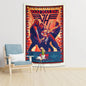 Van Halen Band Tapestry | Boho Rock Singer Art for Modern Home Decor by Decobites