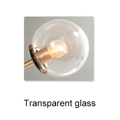 Lámpara de araña de bolas de cristal DecorBites™ - Lámpara colgante negra Art Déco para el comedor