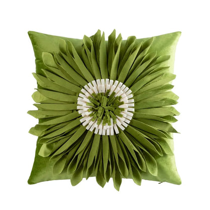 DecorBites™ Handmade Flower Cushion Cover - Elegant Home Decor Pillows
