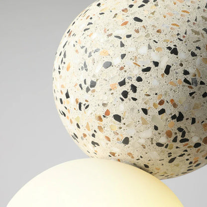 Nordic Glass Pendant Light With Iron Finish