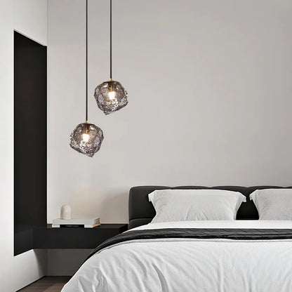 Modern Lava Sculptural FRP Pendant Light