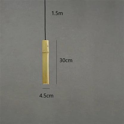 DecorBites™ مصابيح معلقة من أنبوب الخيزران لغرفة الشاي والمطعم والمطبخ وتناول الطعام، سلك قابل للتعديل