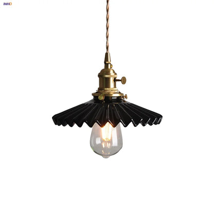 DecorBites™ Black Ceramic LED Pendant Lights - Modern Nordic Style Hanglampen