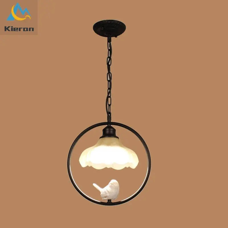 DecorBites™ Birdcage LED Chandelier: Modern Resin Pendant Lights for Bedroom, Living Room, and Restaurant