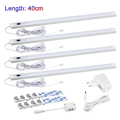 DecorBites™ LED Under Cabinet Light Hand Sweep PIR Motion Sensor Wardrobe Lamp