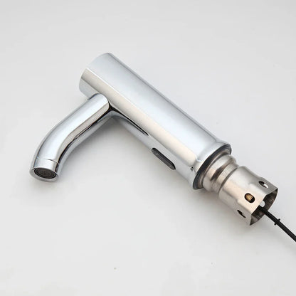 DecorBites™ Automatic Touch Sensor Chrome Basin Faucet, Polished Brass Mixer Tap