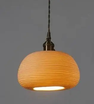 DecorBites™ Green Glass Pendant Light for Bedroom, Dining, and Living Room