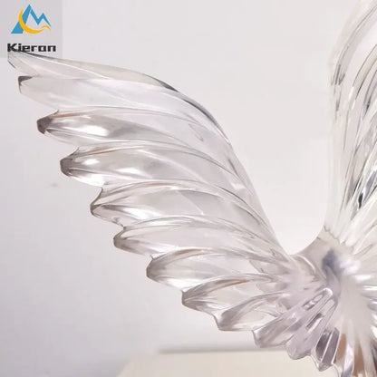 DecorBites™ Crystal Eagle LED Table Lamp for Bedroom Study and Living Room