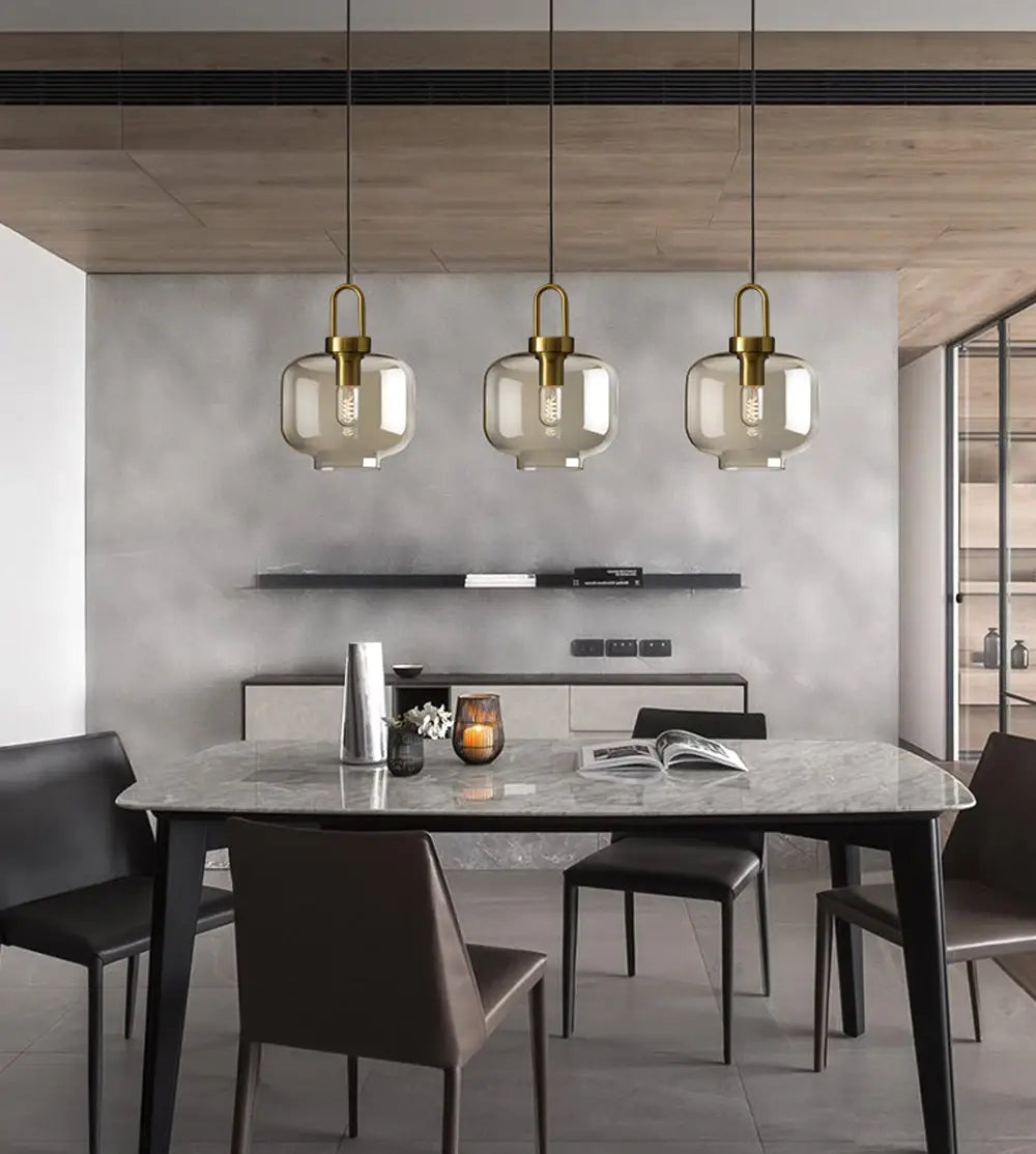 DecorBites™ Modern Nordic Glass Pendant Light for Kitchen & Restaurant