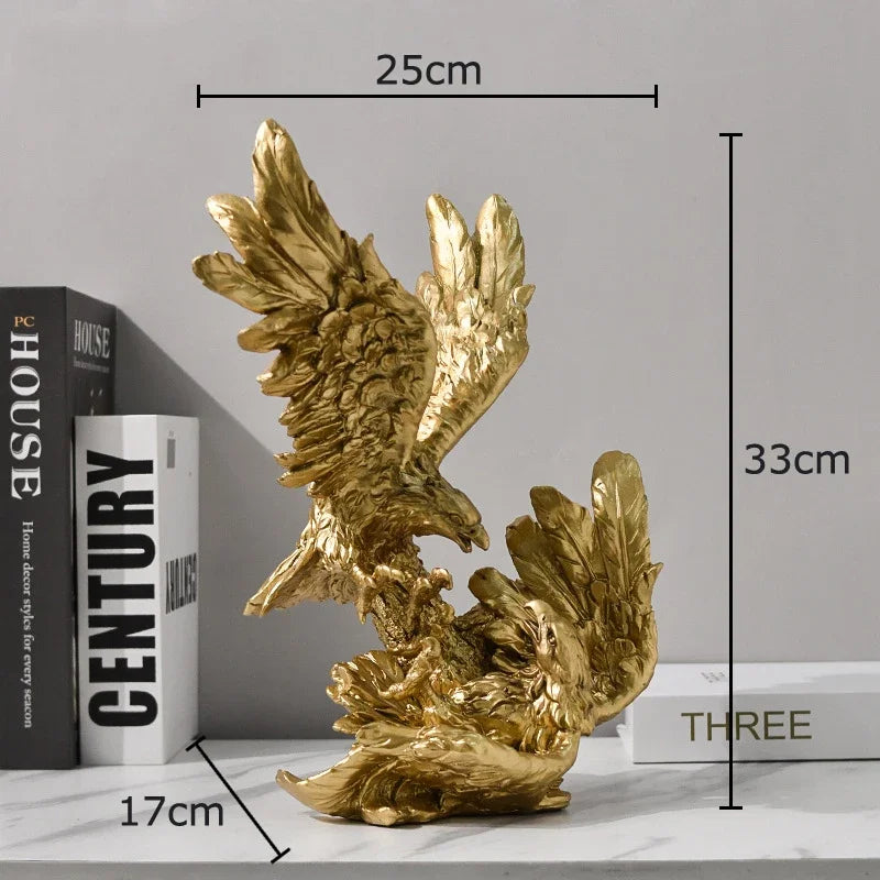 DecorBites™ Flying Eagle Resin Desk Decoration - Creative Sculpture for Room Aesthetic