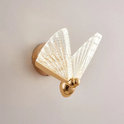 Lámpara de pared LED con forma de mariposa DecorBites™: Iluminación moderna nórdica para interiores, ideal para sala de estar, escaleras y dormitorio.