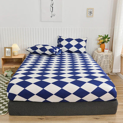 Decobites Ceramic Patterned Bedsheets Set with Bedspread & Pillowcases