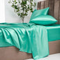 Decobites Satin Queen/ King Bed Sheets Set - Luxurious, High Quality, Solid Colors