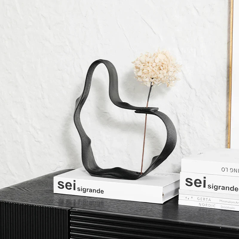 حلقات ديكوربايتس™ الهندسية المجوفة المصنوعة من الراتنج للديكور المنزلي وتنسيق الزهور