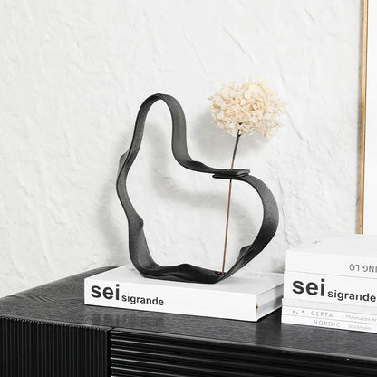 حلقات ديكوربايتس™ الهندسية المجوفة المصنوعة من الراتنج للديكور المنزلي وتنسيق الزهور