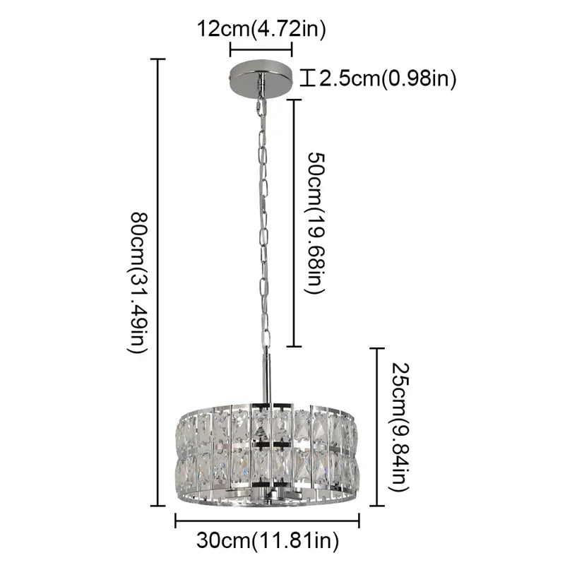 Lámpara colgante LED de cristal DecorBites™: Diseño nórdico de lujo para cocina, comedor y dormitorio
