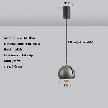 Anja - Modern Adjustable LED Pendant Light