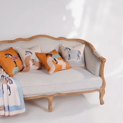 غطاء وسادة مربع من DecorBites™ مقاس 45×45 - تصميم فاخر لغرفة المعيشة وديكور الأريكة