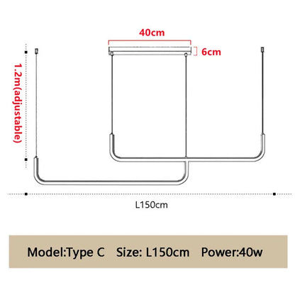 Lámparas colgantes de techo LED regulables DecorBites™ para una iluminación moderna del hogar