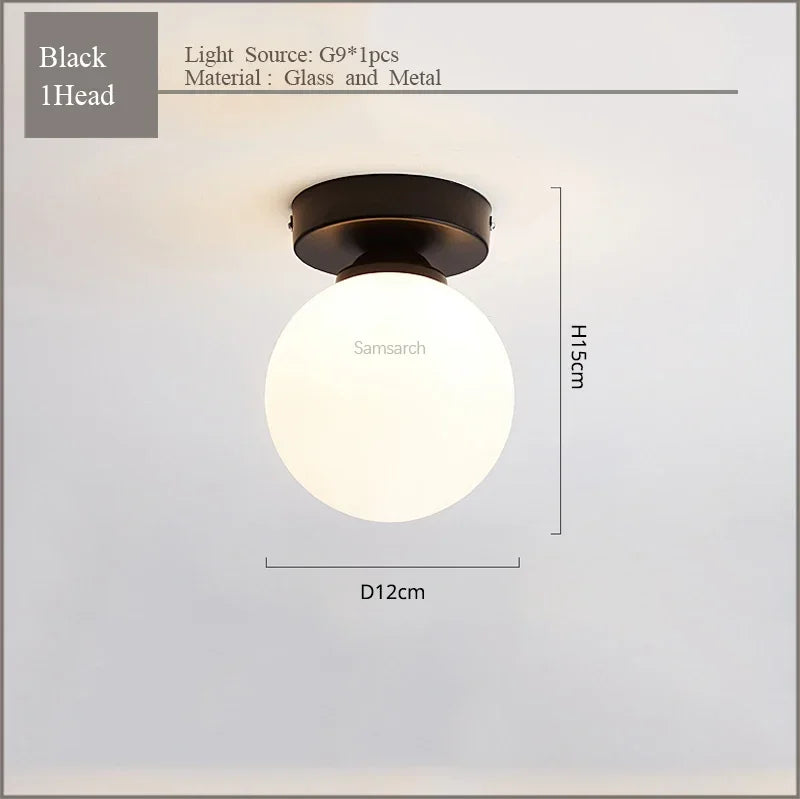 DecorBites™ Gold Black LED Ceiling Chandelier for Living Room Bedroom Lighting Fixtures