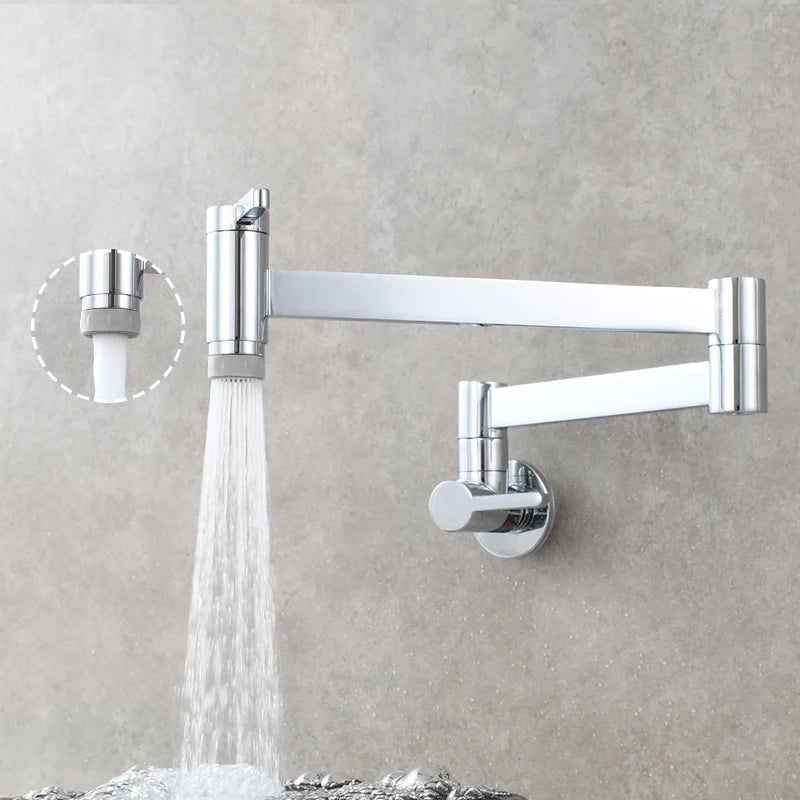 Brass Kitchen Faucet Pot Filler