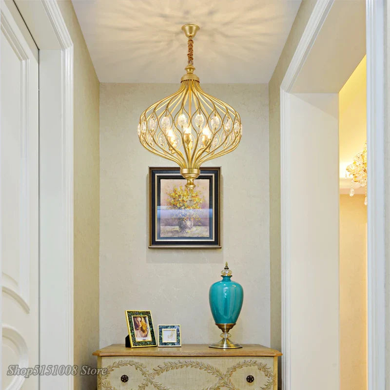 DecorBites™ Art Design Crystal LED Pendant Lights Modern Kitchen Bedroom Decor