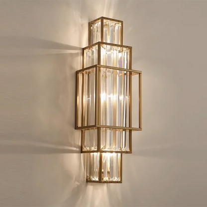 DecorBites™ Glass Crystal Wall Lamp Modern Minimalist Luxury Indoor Lighting