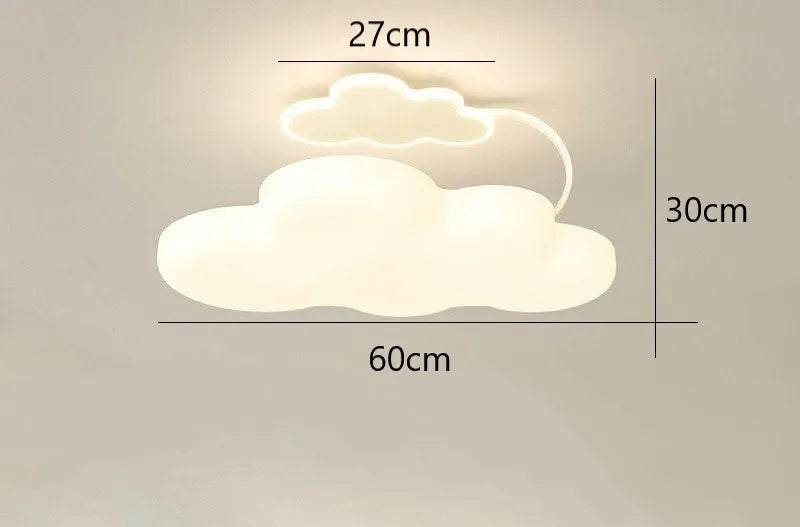 DecorBites™ Cloud Ceiling Lights LED Modern Children's Room Lamps Warm Nursery Chandelier