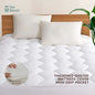 Decobites Hexagon Mattress Pad: Ultra Soft Deep Pocket Quilted Topper Cover.