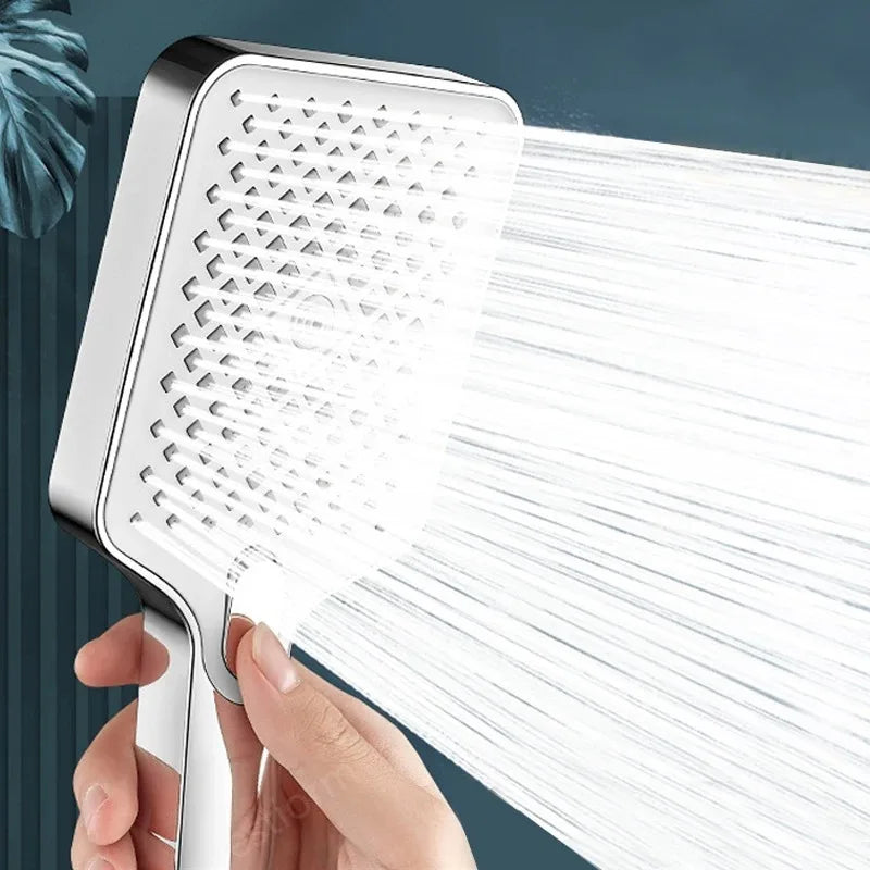 DecorBites™ Large Flow 3-Speed Rain Shower Head for High Pressure Bathroom Experience
