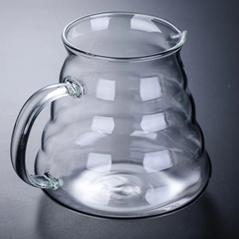 Decorbites™ Glas-Pour-Over-Kaffeemaschine Topf Barista-Brauer Filter-Dripper - 800 ml