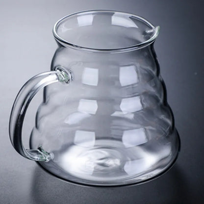 Decorbites™ Glas-Pour-Over-Kaffeemaschine Topf Barista-Brauer Filter-Dripper - 800 ml