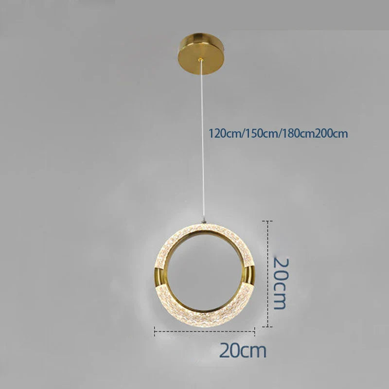 DecorBites™ LED Ring and Moon Lamps Set - Modern Acrylic+Alloy Lighting Collection