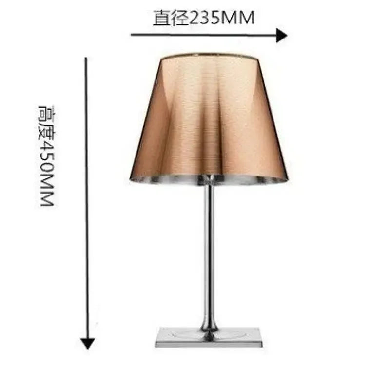 Chrome Designer Table Lamp