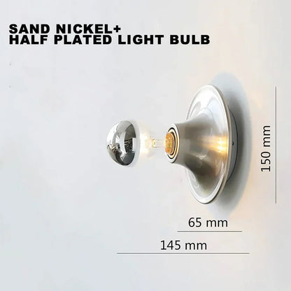 DecorBites™ LED Macaron Wall Lamp: Retro Colorful Bedroom Light, E27 Living Room Lighting