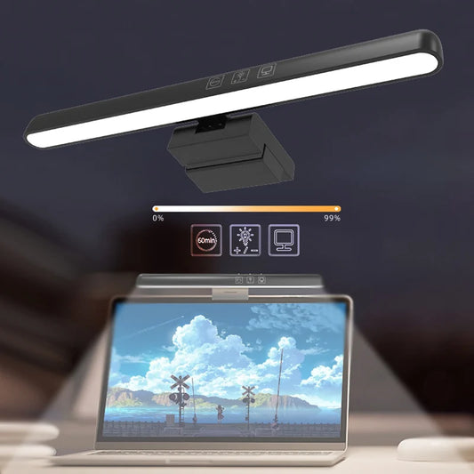 DecorBites™ LED Monitor Screen Light Bar Stepless Dimming USB Powered Desk Lamp