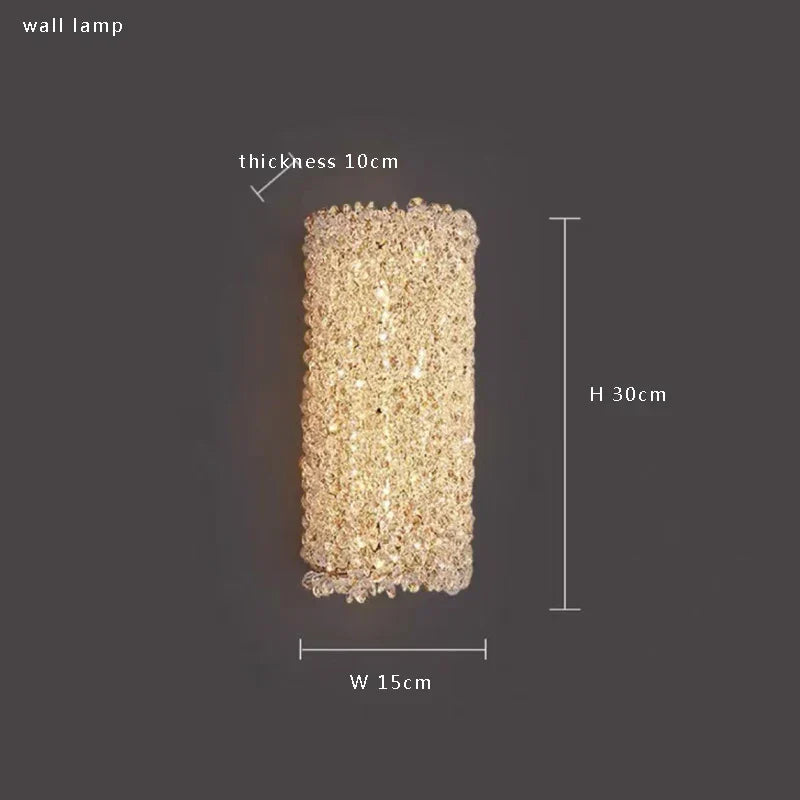 DecorBites™ Crystal Gold/Black Ring LED Chandelier: Minimalist Luxury Hanging Ceiling Light Fixtures